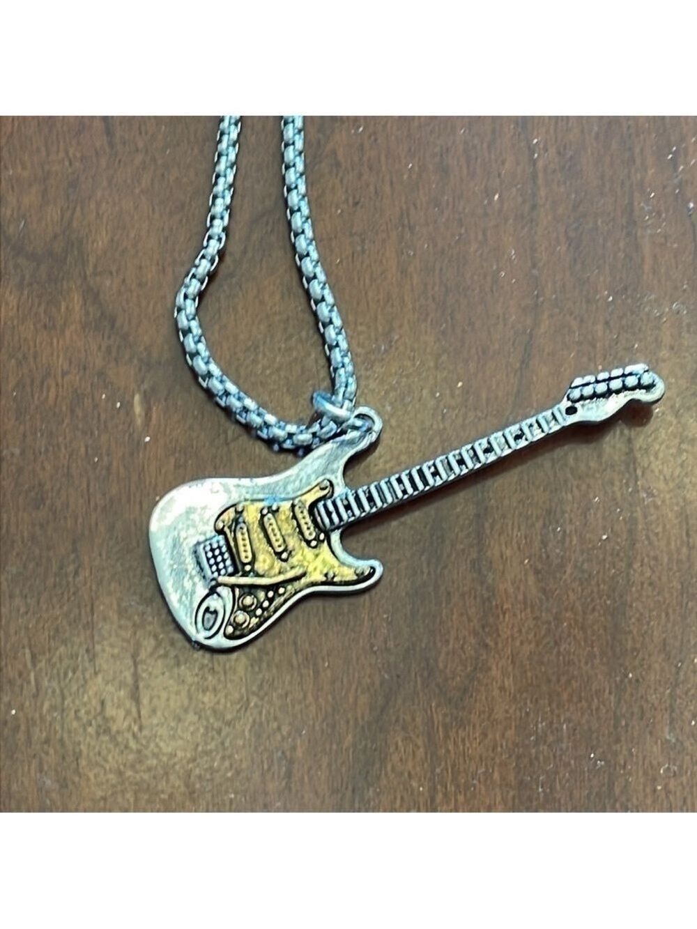 Large Guitar Rocker Necklace #737 - Picture 8 of 12